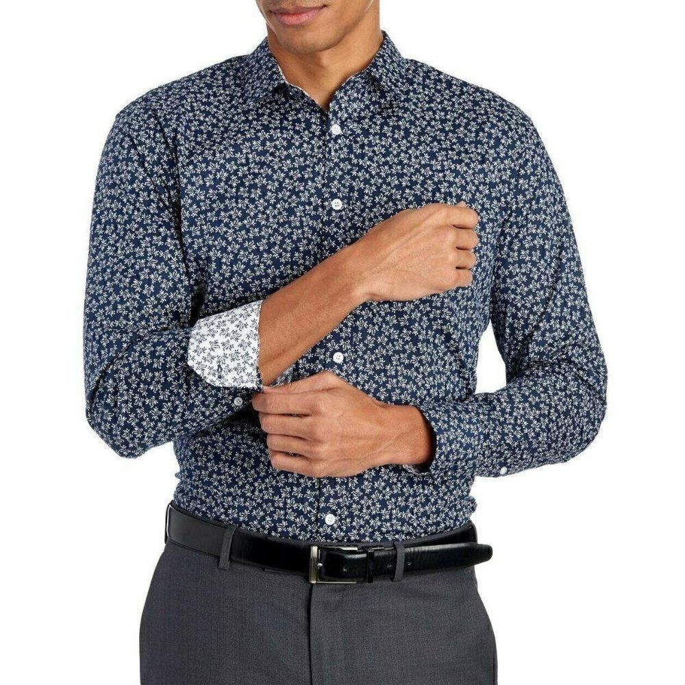 Duchamp London NEW Contrast Button-Down Shirt XXL‎